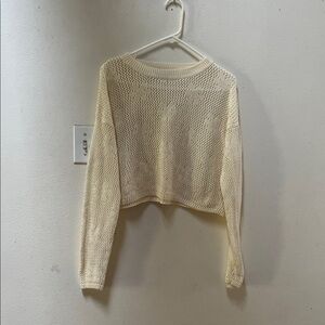 Say What? Women's Ivory Knit Sweater